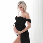 Sexy Maternity Dresses For Photo Shoot Chiffon Pregnancy Dress Photography Prop Maxi Gown Dresses For Pregnant Women Clothes D30