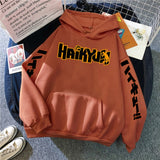 Japan Anime Haikyuu Manga Prints Hoodies Mens New Fashion Hoody Hip Hop Fleece Sweatshirts Crewneck Pullovers Cute Clothing Man