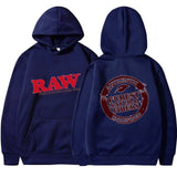RAW Fashion Hoodie Men's Sweatshirt Polar Fleece Hooded Harajuku Hip Hop Casual Men's Ladies Hoodie High Quality Pullover Hoodie