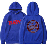 RAW Fashion Hoodie Men's Sweatshirt Polar Fleece Hooded Harajuku Hip Hop Casual Men's Ladies Hoodie High Quality Pullover Hoodie