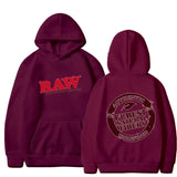 RAW Fashion Hoodie Men's Sweatshirt Polar Fleece Hooded Harajuku Hip Hop Casual Men's Ladies Hoodie High Quality Pullover Hoodie