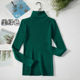 2021 Basic Turtleneck Women Sweaters Autumn Winter Thick Warm Pullover Slim Tops Ribbed Knitted Sweater Jumper Soft Pull Female