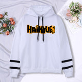 Japan Anime Haikyuu Manga Prints Hoodies Mens New Fashion Hoody Hip Hop Fleece Sweatshirts Crewneck Pullovers Cute Clothing Man